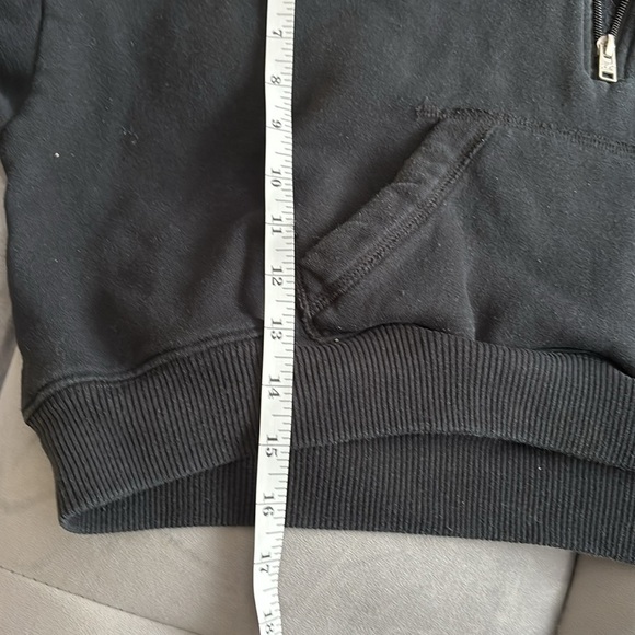 Hollister Black Half-Zip Womens Sweatshirt size small - Picture 5 of 6